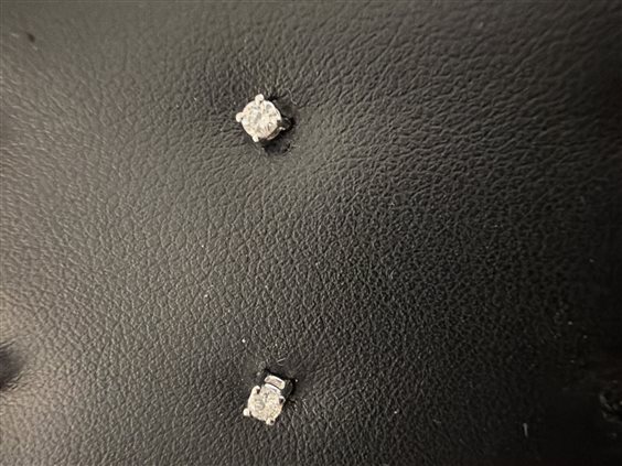 Pendientes Polello Mujer in Oro blanco Diamante 0.10 Ct E2863OB - E2863OB